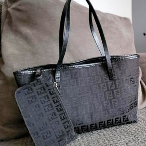 SOLD!! Fendi Vintage Zucca Mini Tote